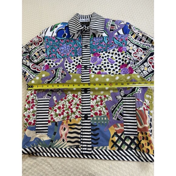 Amen Wardy Koos Van Der Akker Quilted Jacket Women Size Medium VTG Lagenlook - Picture 14 of 15